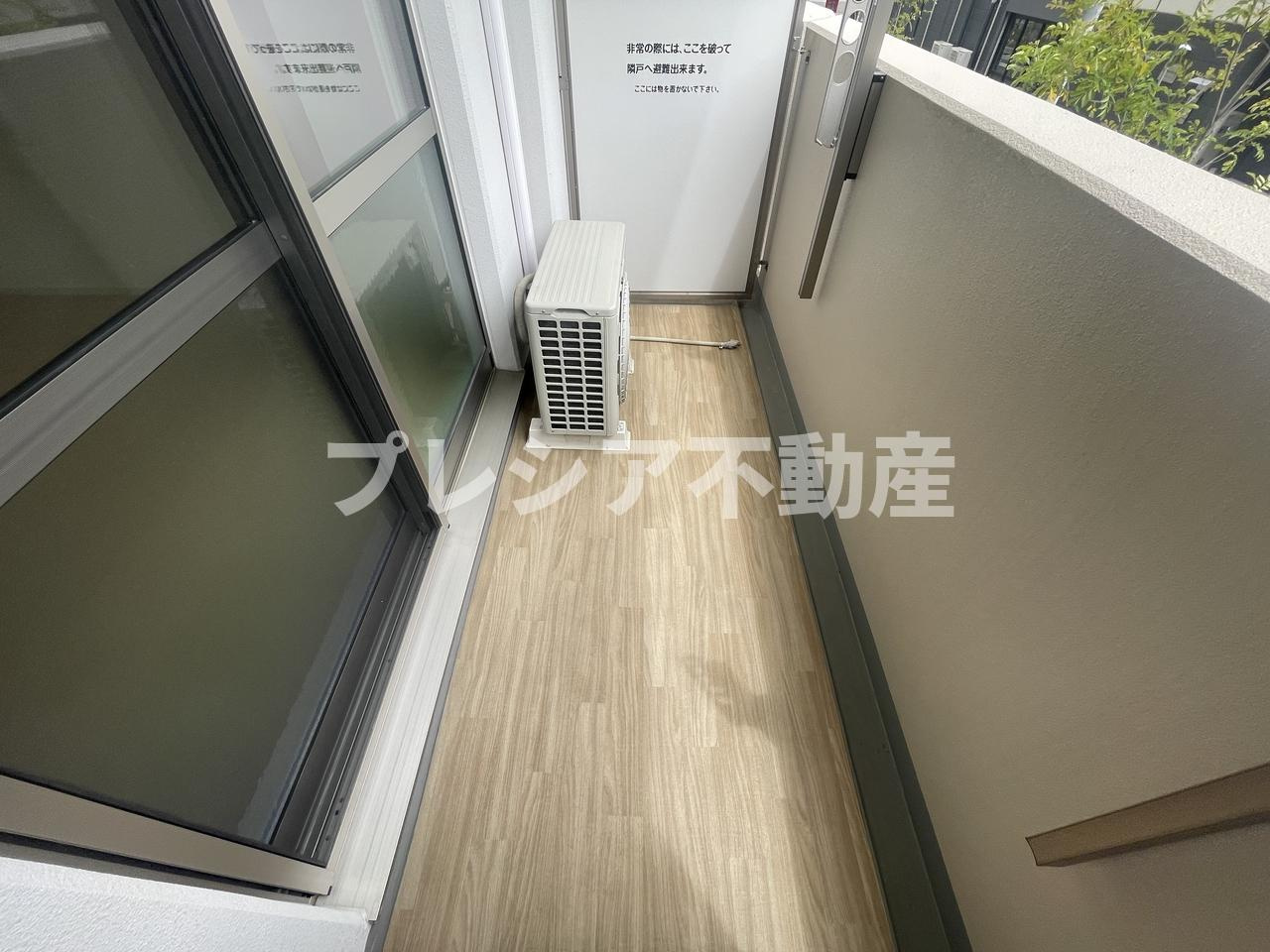 ミルト熊野のバルコニー