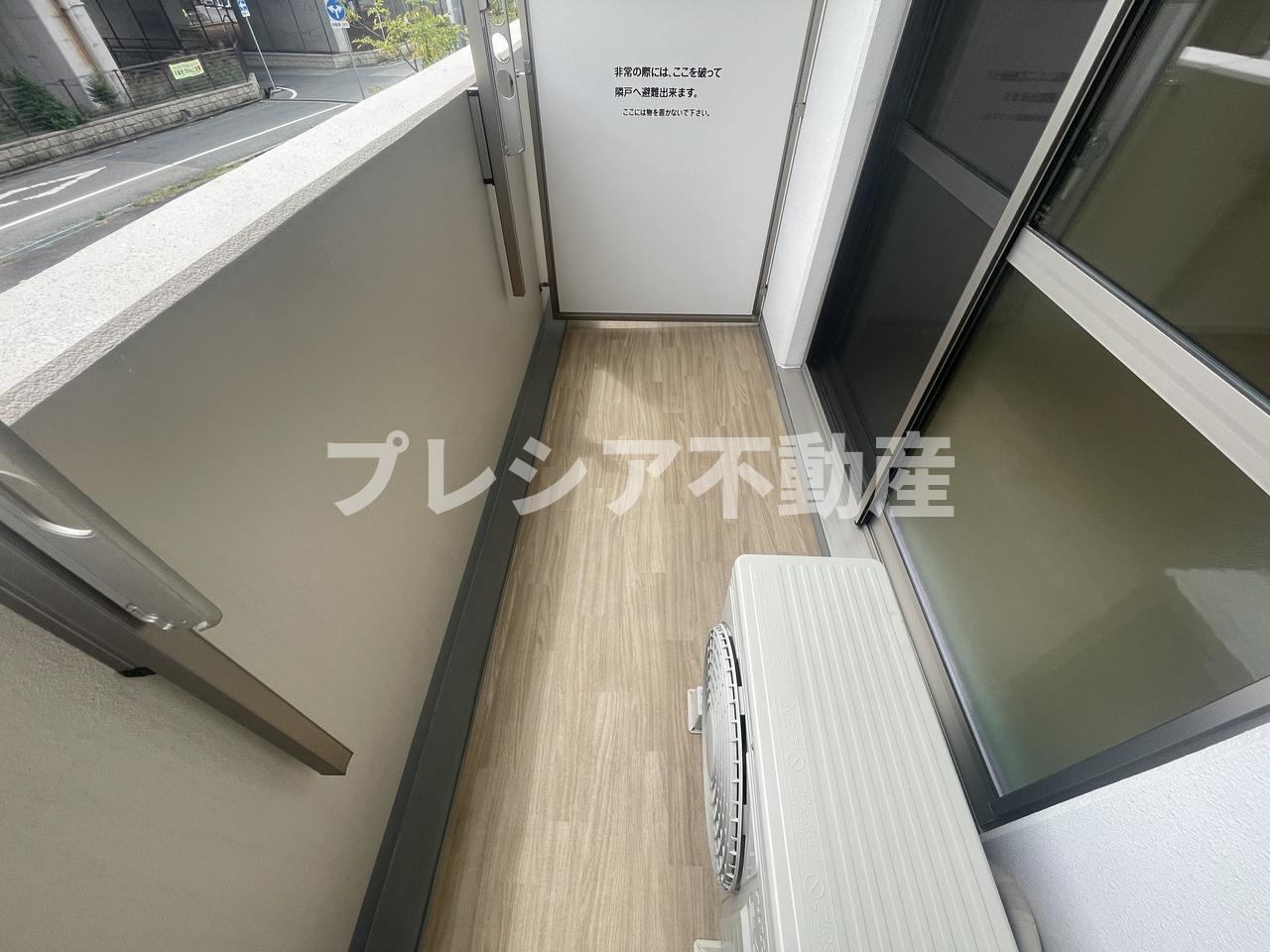 ミルト熊野のバルコニー