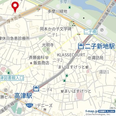 【地図】 | ライオンズマンション高津