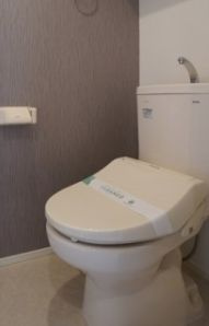 中野区中野５丁目のアパートのトイレ|温水洗浄機能付トイレ(同一仕様写真）