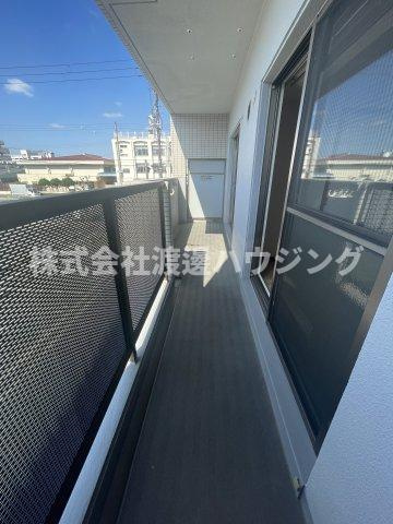 シャトークレールのバルコニー