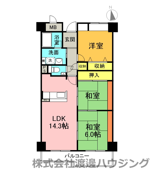 シャトークレールの間取り