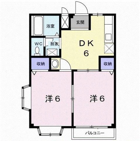 ハイツシンメイの間取り