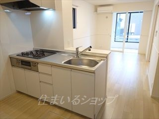 広島市安佐北区上深川町のアパートのキッチン