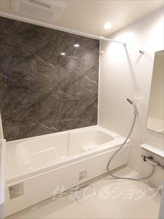 広島市安佐北区上深川町のアパートの浴室|追い焚き・浴室暖房乾燥機あり