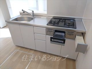 広島市安佐北区上深川町のアパートのキッチン