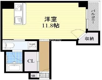 クリスタルブライト本町東の間取り