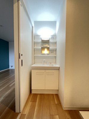 【洗面所】 | アシンプトートA棟 | 洗髪洗面化粧台