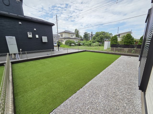 新築　太田市牛沢町　GRAFARE　1号棟の庭|太田市牛沢町　GRAFARE　
