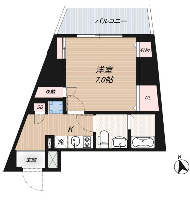 アイディ品川２５の間取り