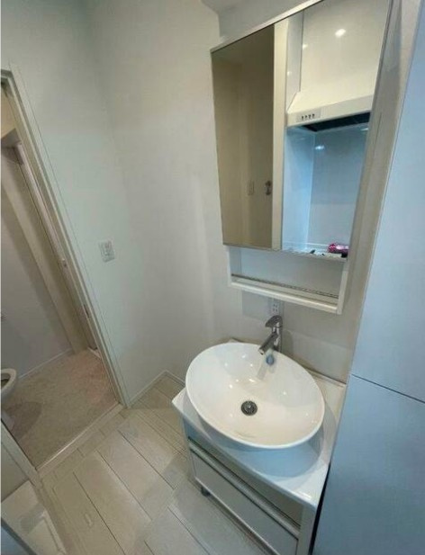 Glanz大島EASTの洗面所