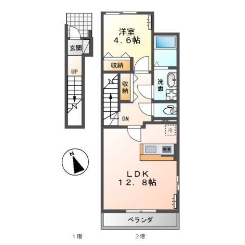 フルール・ド・ヴィオレットの間取り