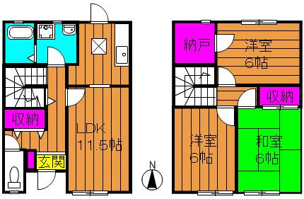 アトリオの間取り