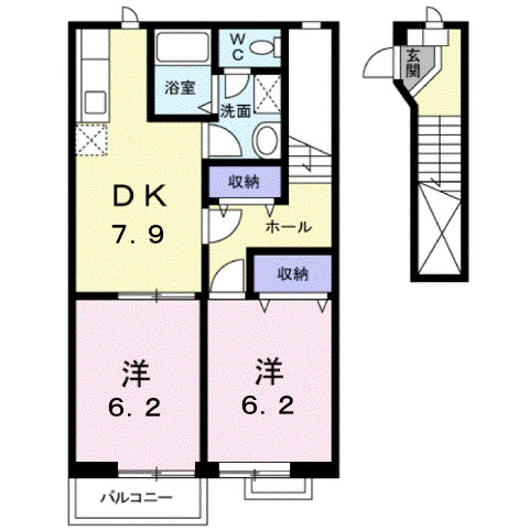 フロンティア．ファーストの間取り
