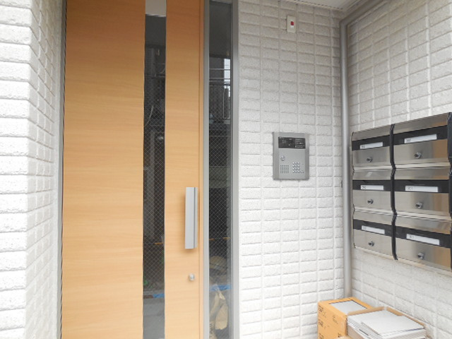 カーサ白金台のエントランス