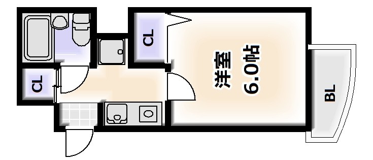 デ・リード住吉公園の間取り