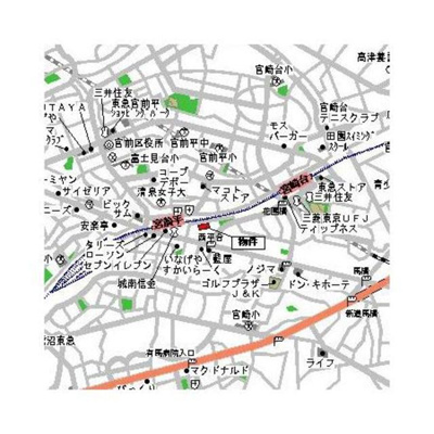 【地図】 | グリーンフォレスト宮前平