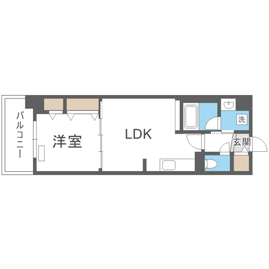 【間取り】 | グランセジュール大国町