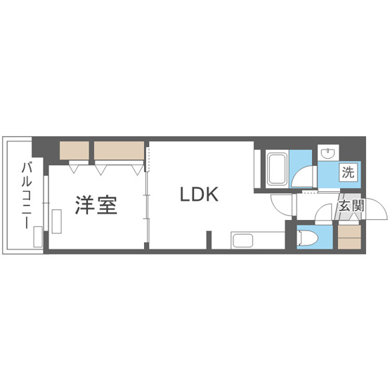 【間取り】 | グランセジュール大国町