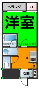 仲介手数料0円！CUBE上小田井B棟