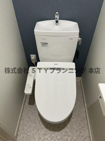 仲介手数料0円！CUBE上小田井B棟のトイレ