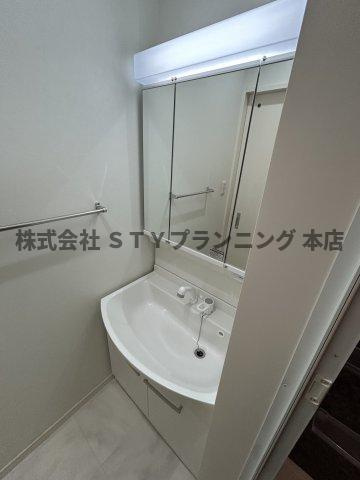 仲介手数料0円！CUBE上小田井B棟の独立洗面台