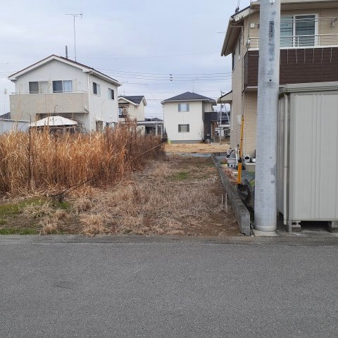 真岡市亀山の外観|南東側から北東側撮影