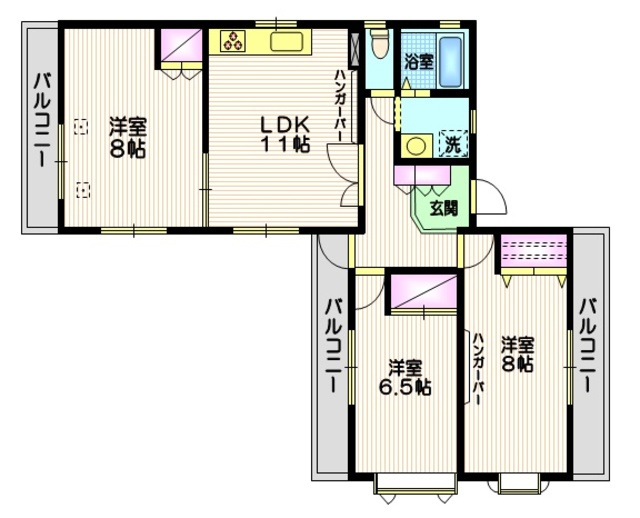 矢根邸の間取り