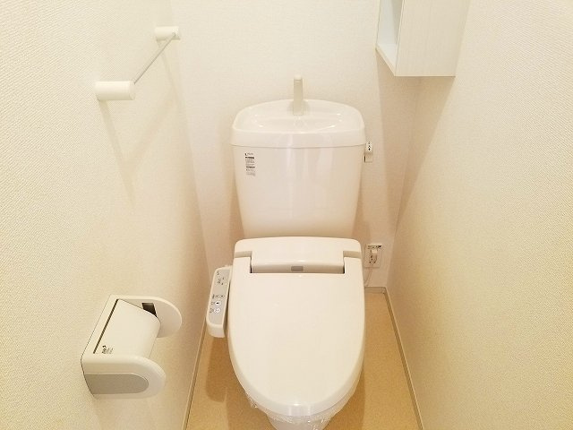 クリスタルガーデン　カラーのトイレ