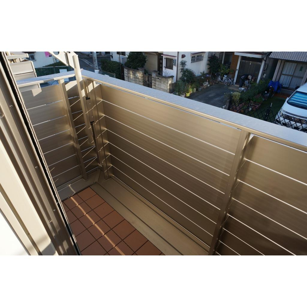 グレイス奥林Aのバルコニー