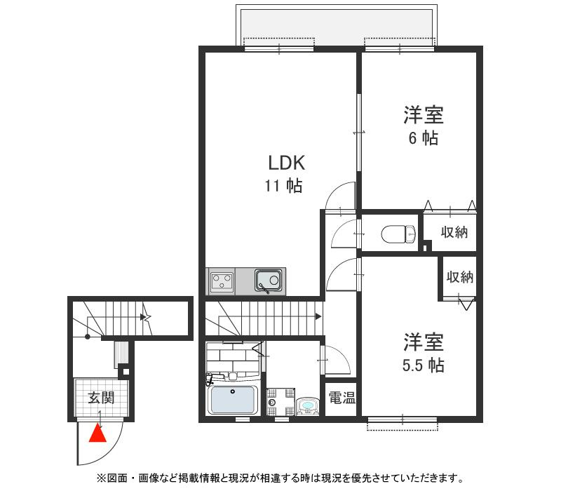 パナコート長田の間取り