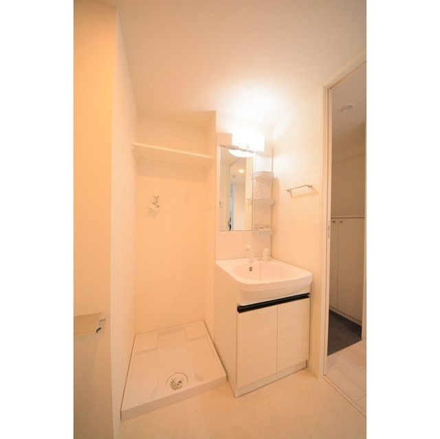 Gravis城東中央の洗面所