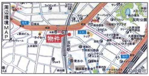 スタイリオ横浜反町の地図