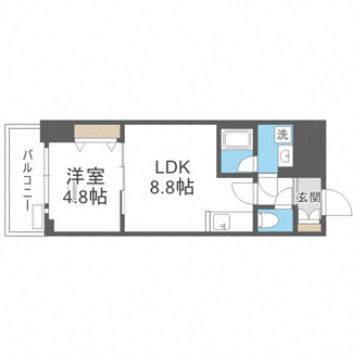 【間取り】 | RISING Maison 本町橋 | RISING Maison 本町橋（ライジングメゾン本町橋） 間取り