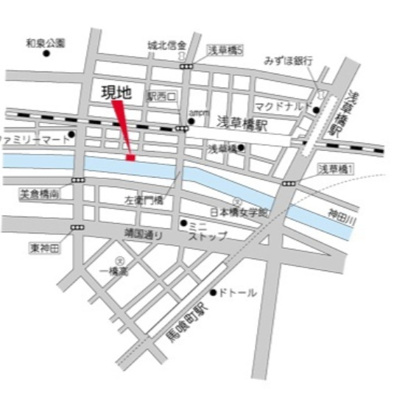【地図】 | ＨＦ東神田レジデンス