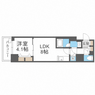 【間取り】 | RISING Maison 本町橋 | RISING Maison 本町橋（ライジングマンション本町橋） 間取り