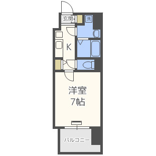 アドバンス大阪ルーチェの間取り