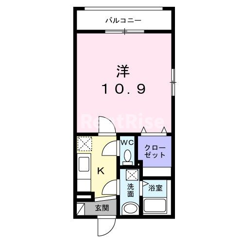 ラ・ヴィータⅡの間取り|間取図