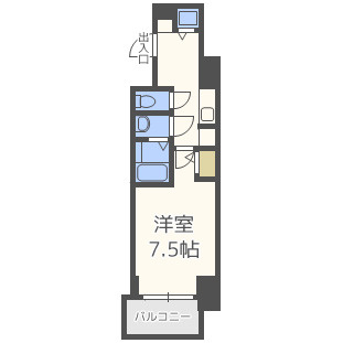 【間取り】 | S-RESIDENCE難波Briller | S-RESIDENCE難波Briller（エスレジデンス難波ブリエ）　間取り