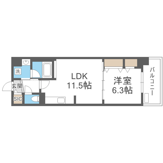 【間取り】 | グランセジュール大国町