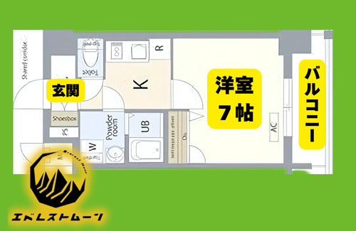 エスリード大須観音プリモの間取り