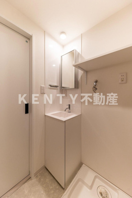 【洗面所】 | COCOCUBE洗足池 | スペースが確保できる洗面所です