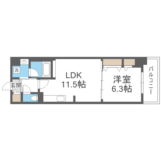 【間取り】 | グランセジュール大国町