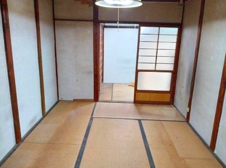 城東商店街店舗付き住宅の内装