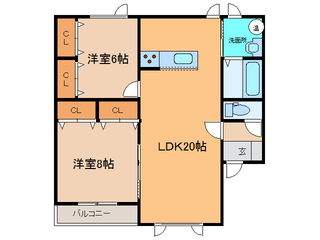 サペリの間取り