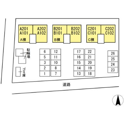 【区画図】 | ポルト　ベール　C
