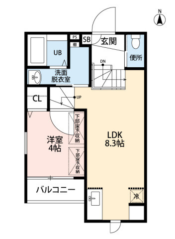 CB室見マリナの間取り