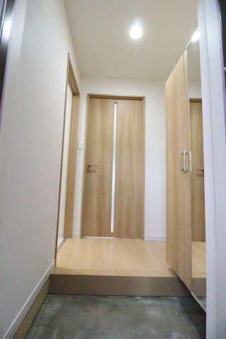 熊本市中央区本荘５丁目の賃貸マンションの玄関