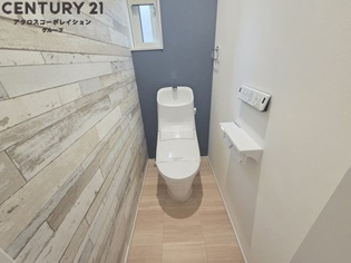 ゆったりとした空間のトイレです