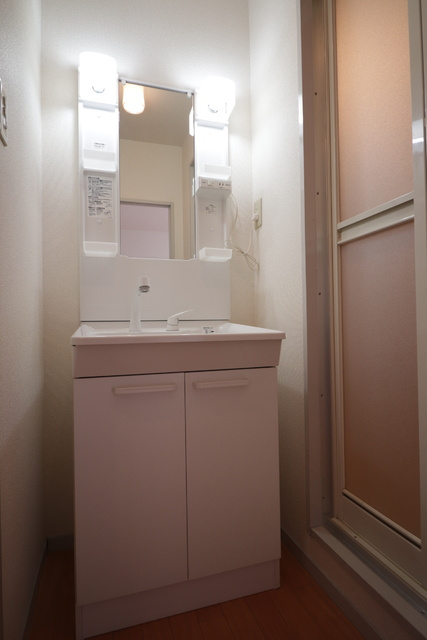 熊本市南区田迎５丁目のアパートの独立洗面台